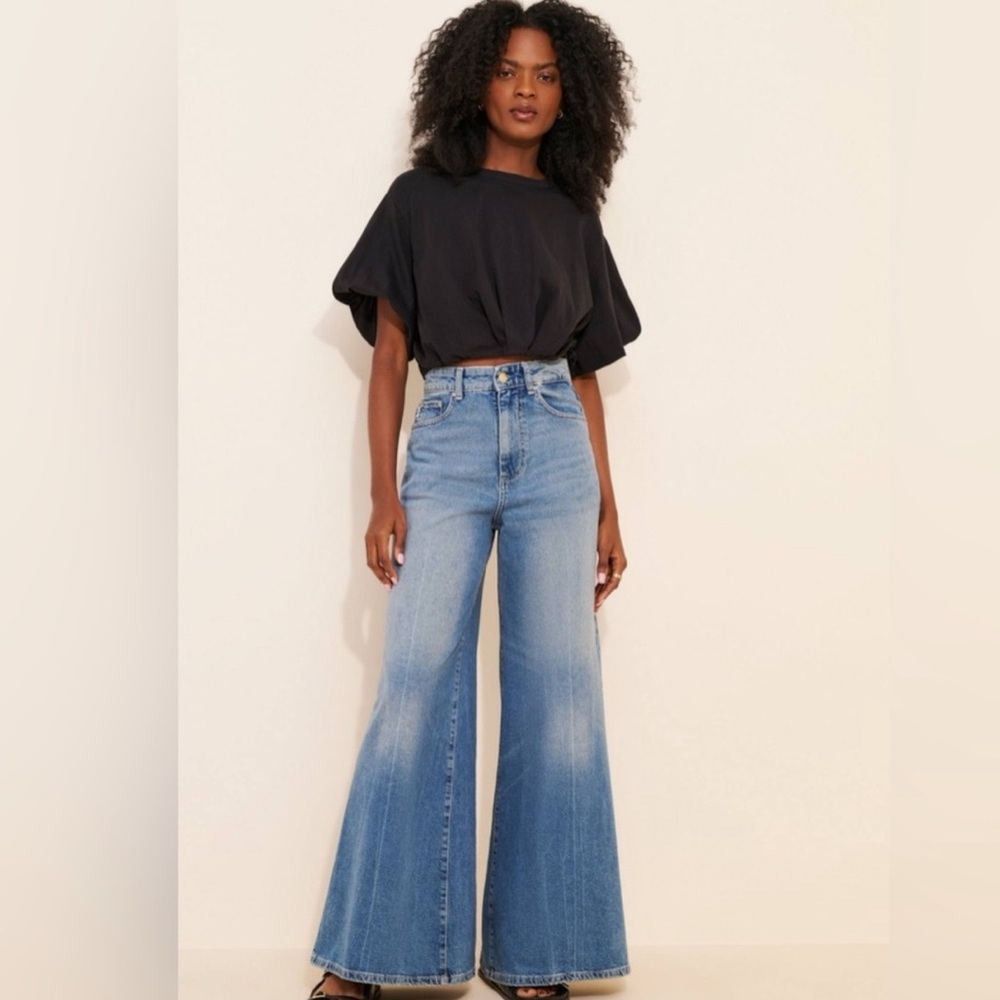 DL1961 Light Blue Flare Jeans